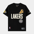 NBA Los Angeles Lakers Original Mens Short Sleeve Shirt (Black/White)