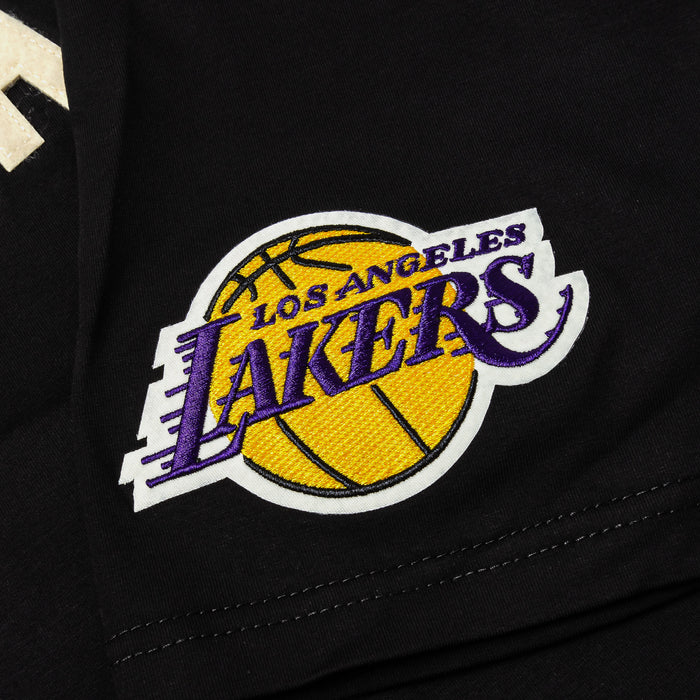 NBA Los Angeles Lakers Original Mens Short Sleeve Shirt (Black/White)