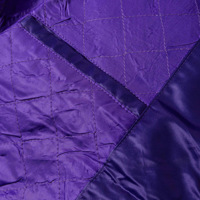 NBA Los Angeles Lakers Original Satin Varsity Mens Jacket (Purple/Yellow)