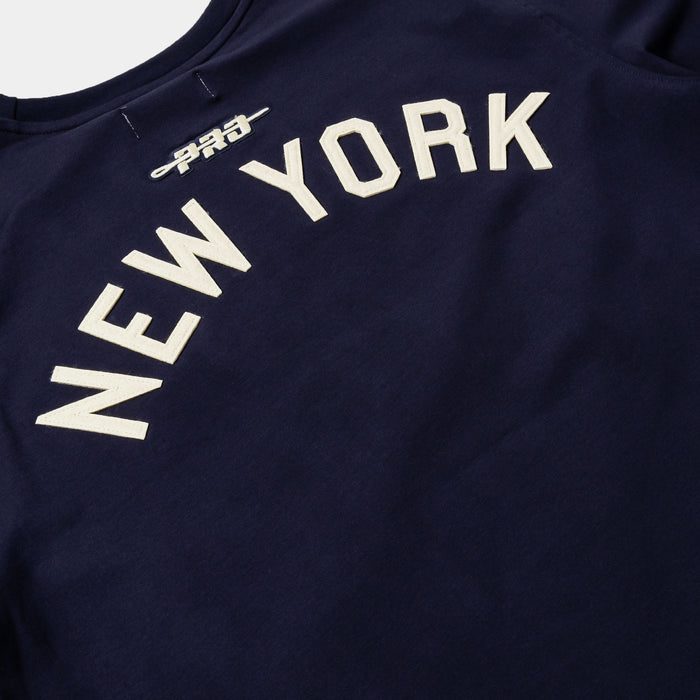 New York Yankees Modern Original Mens Short Sleeve Shirt (Navy/White)