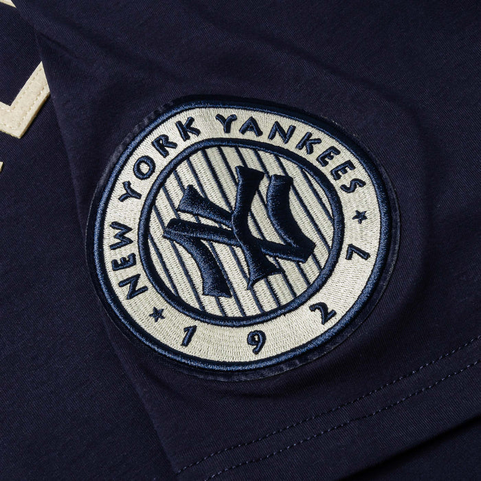 New York Yankees Modern Original Mens Short Sleeve Shirt (Navy/White)