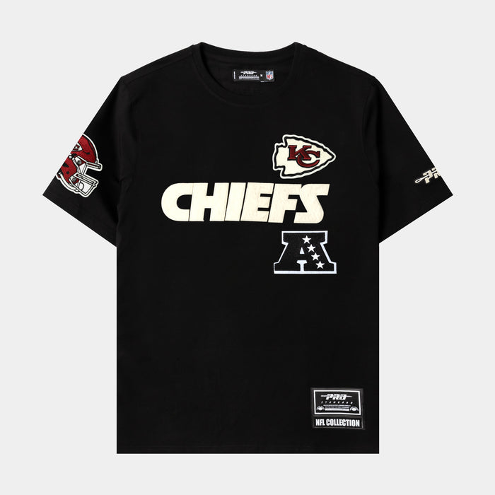 NFL Kansas City Chiefs Original Mens Short Sleeve Shirt (Black/White)