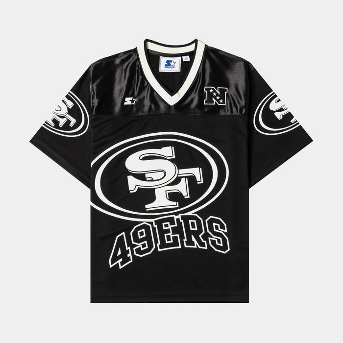 NFL San Francisco 49ers Mens Jersey (Black/Cream)