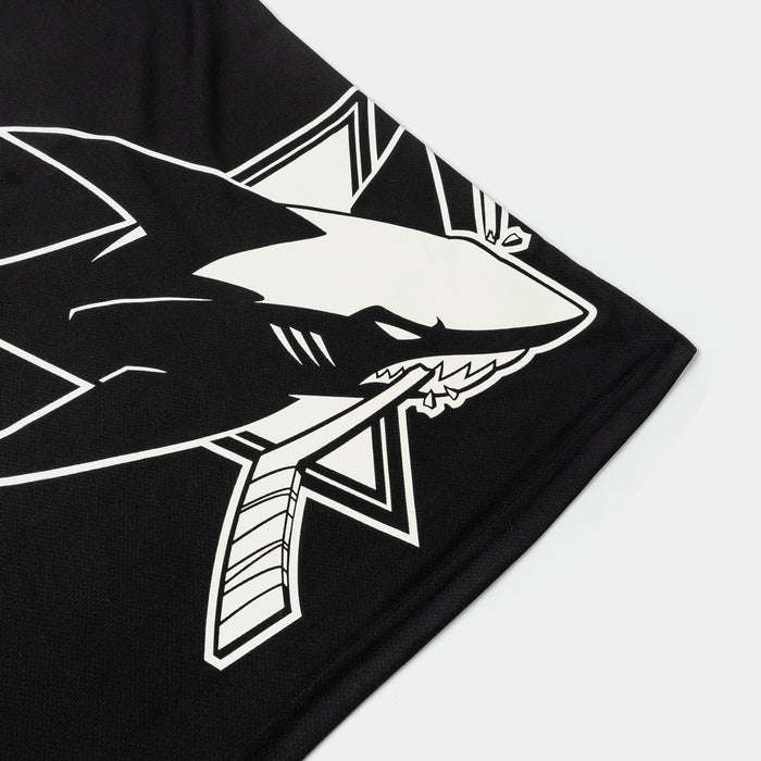 NHL San Jose Sharks Mens Jersey (Black/Cream)