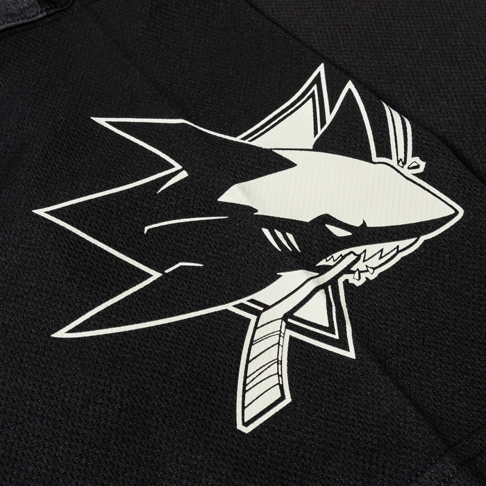 NHL San Jose Sharks Mens Jersey (Black/Cream)