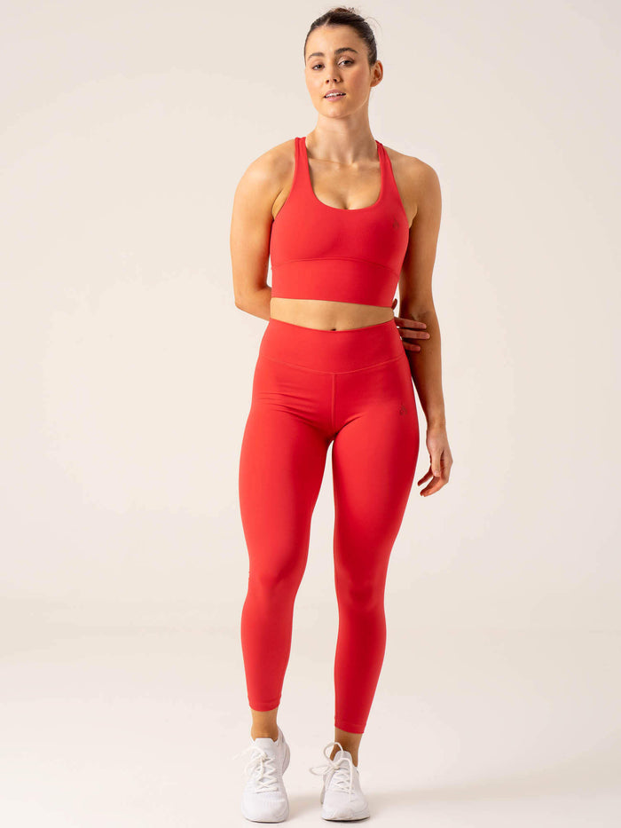 NKD Arch Leggings - Red Clothing Ryderwear