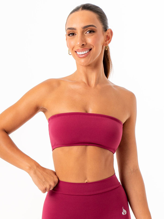 NKD Bandeau - Wine Clothing Ryderwear