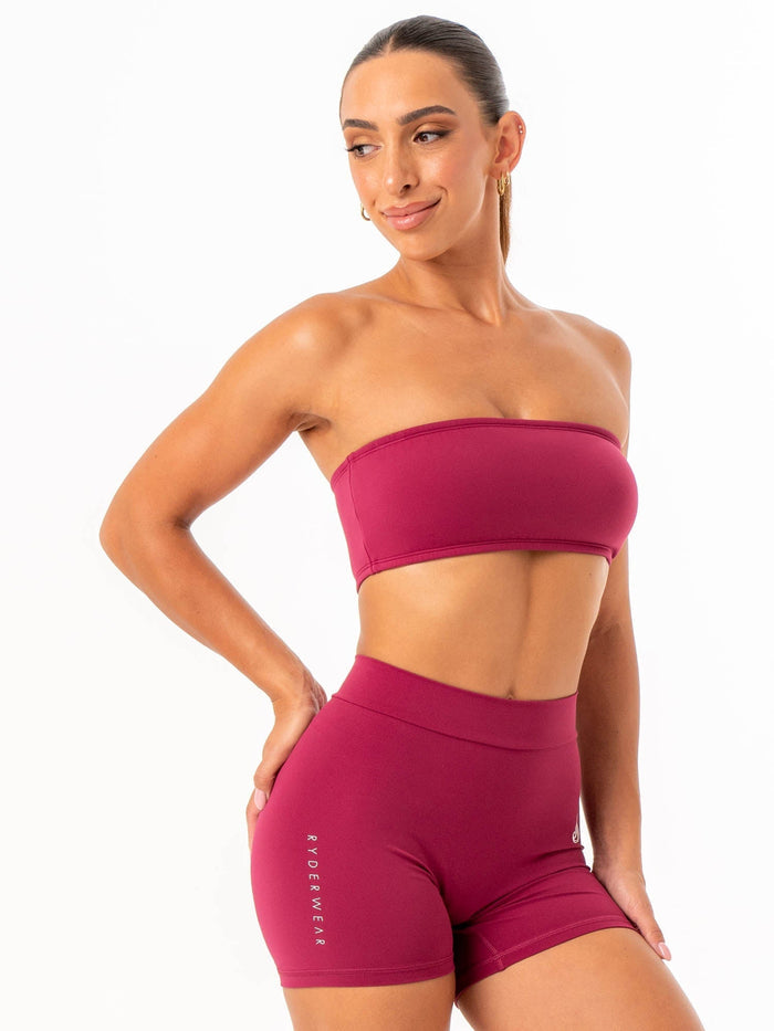 NKD Bandeau - Wine Clothing Ryderwear