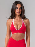 NKD Contrast Halter Bra - Cherry Clothing Ryderwear