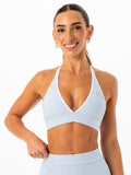 NKD Contrast Halter Bra - Sky Blue Clothing Ryderwear