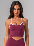 NKD Contrast Shelf Bra Tank - Cola Clothing Ryderwear