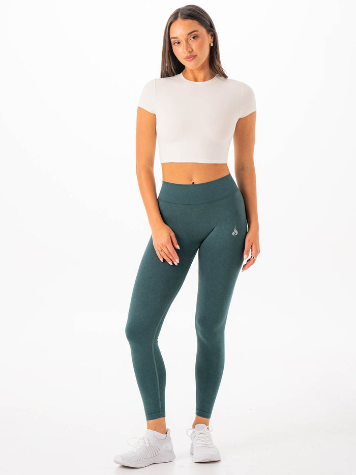 NKD Cropped Tee - Vanilla Clothing Ryderwear