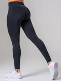 NKD Cross Waist Band Leggings - Black Clothing Ryderwear
