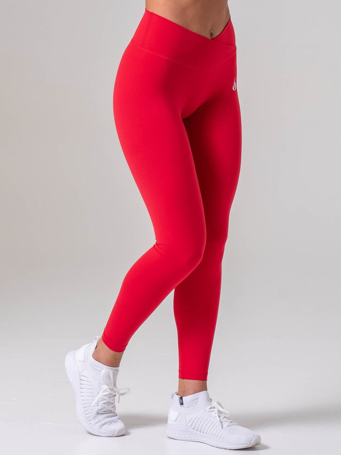 NKD Cross Over Invisible Scrunch Leggings - Cherry Clothing Ryderwear