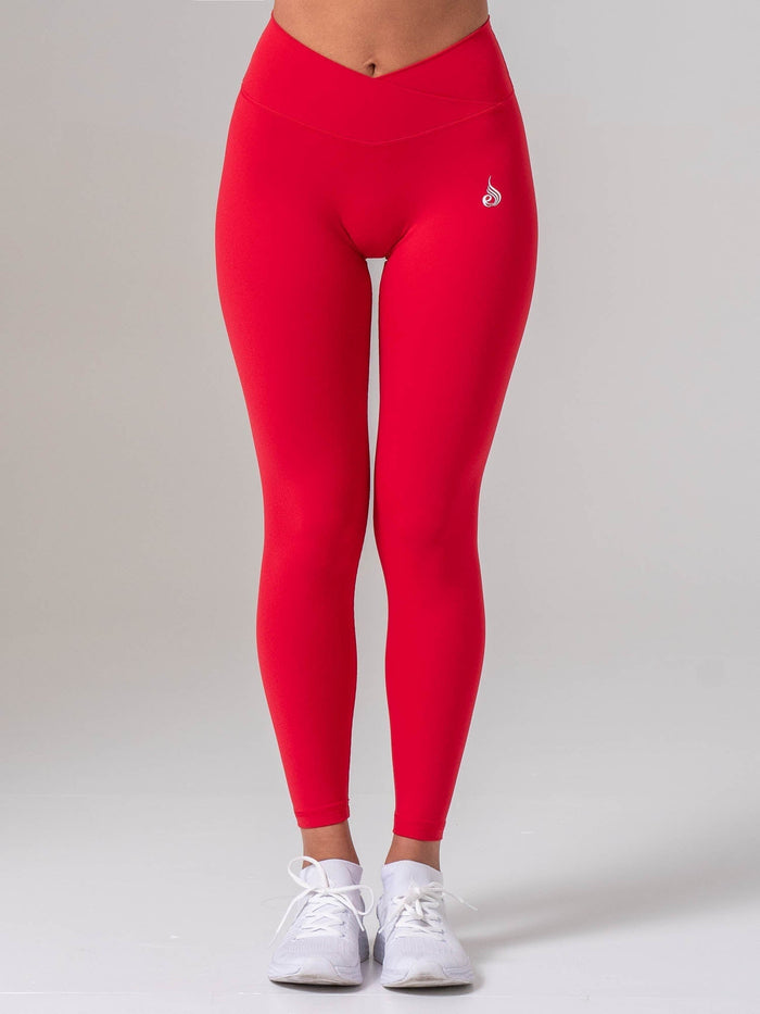 NKD Cross Over Invisible Scrunch Leggings - Cherry Clothing Ryderwear
