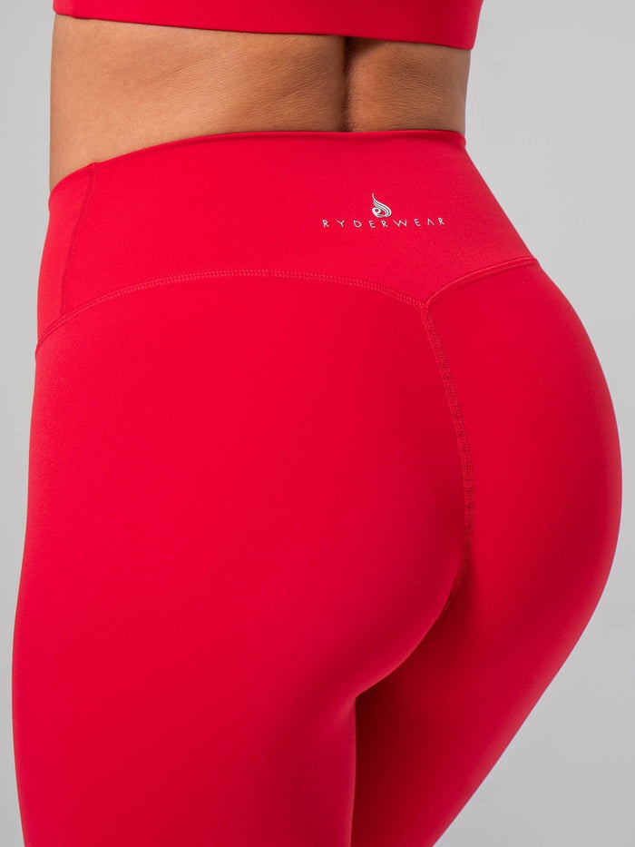 NKD Cross Over Invisible Scrunch Leggings - Cherry Clothing Ryderwear