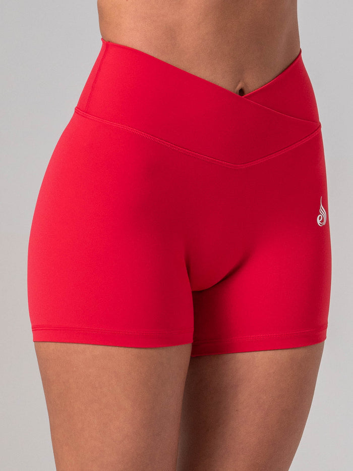 NKD Cross Over Invisible Scrunch Shorts - Cherry Clothing Ryderwear