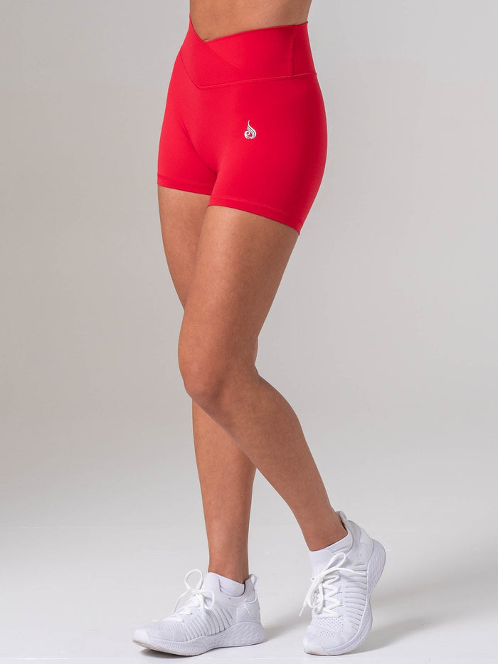 NKD Cross Over Invisible Scrunch Shorts - Cherry Clothing Ryderwear