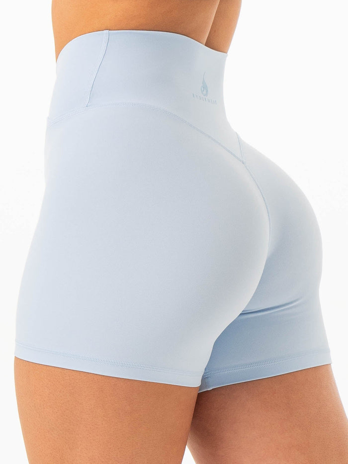 NKD Cross Waist Band Shorts - Sky Blue Clothing Ryderwear