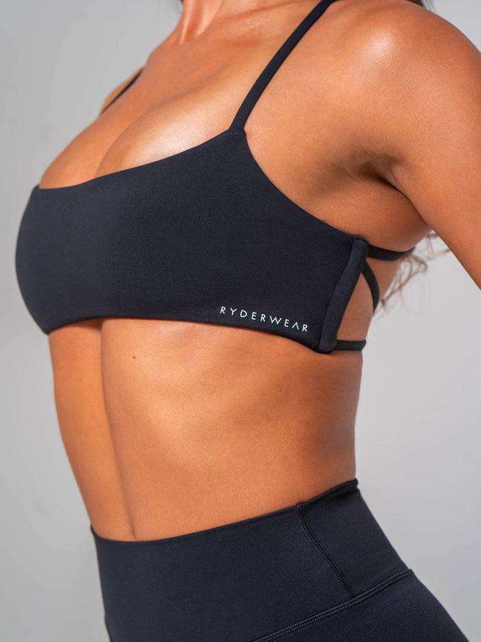 NKD Define Sports Bra - Black Clothing Ryderwear