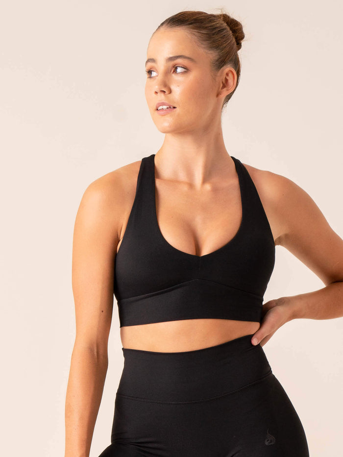 NKD Embody Sports Bra - Black Clothing Ryderwear