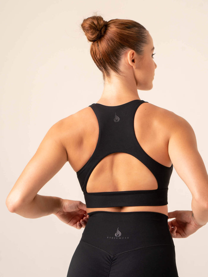 NKD Embody Sports Bra - Black Clothing Ryderwear