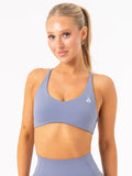 NKD Embody Sports Crop - Steel Blue Clothing Ryderwear