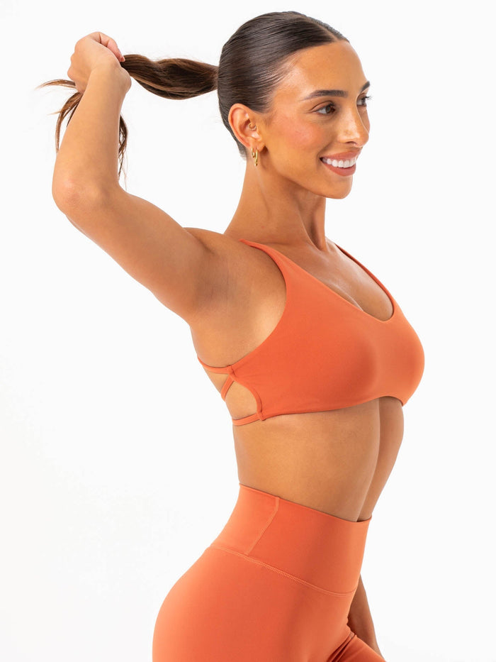 NKD Embody Sports Crop - Terracotta Clothing Ryderwear
