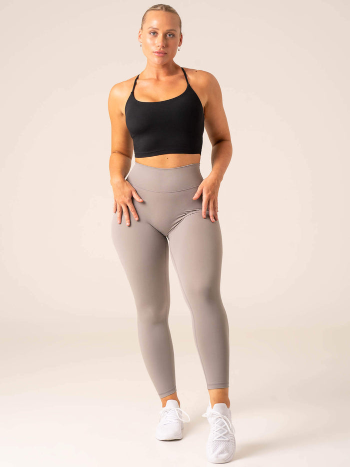 NKD Embody Tank Bra - Black Clothing Ryderwear