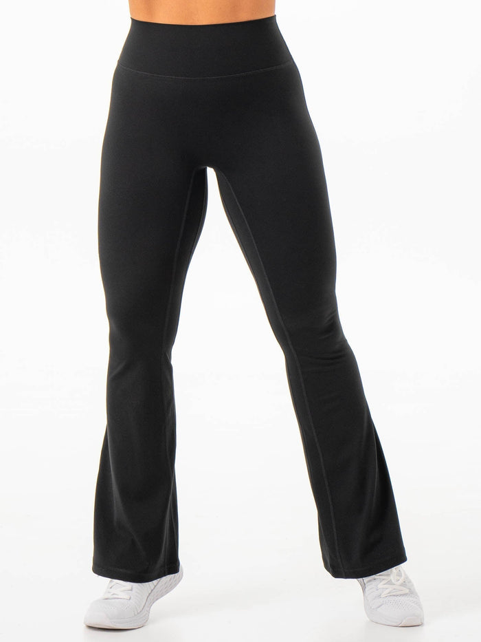 NKD Flared Leggings - Black Clothing Ryderwear