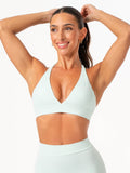NKD Halter Sports Bra - Cool Mint Clothing Ryderwear