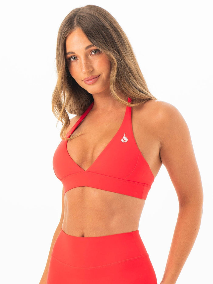 NKD Halter Sports Bra - Watermelon Sugar Clothing Ryderwear