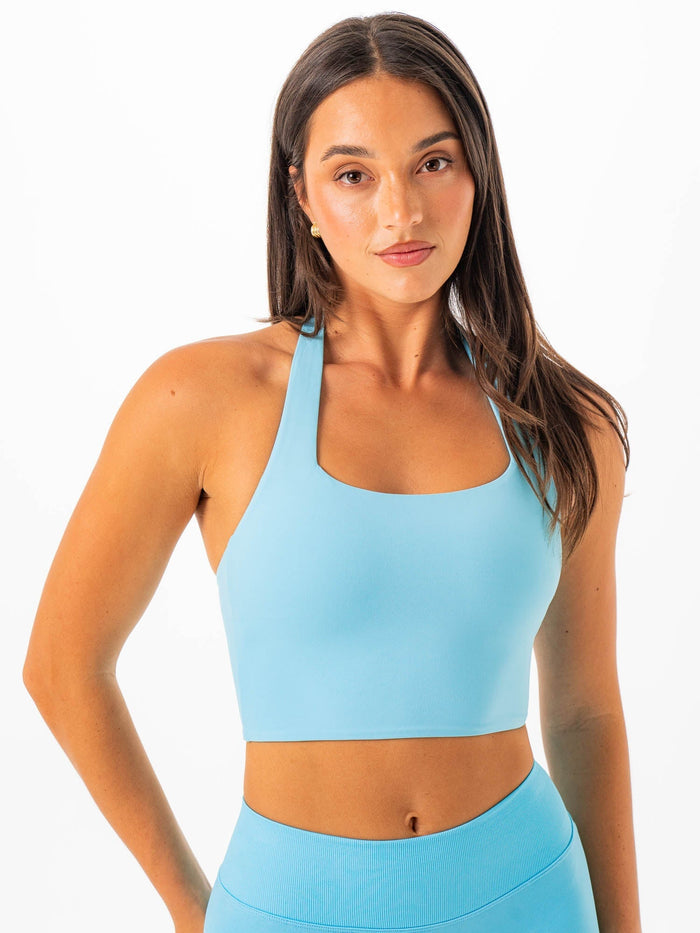 NKD Halter Tank - Baby Blue Clothing Ryderwear