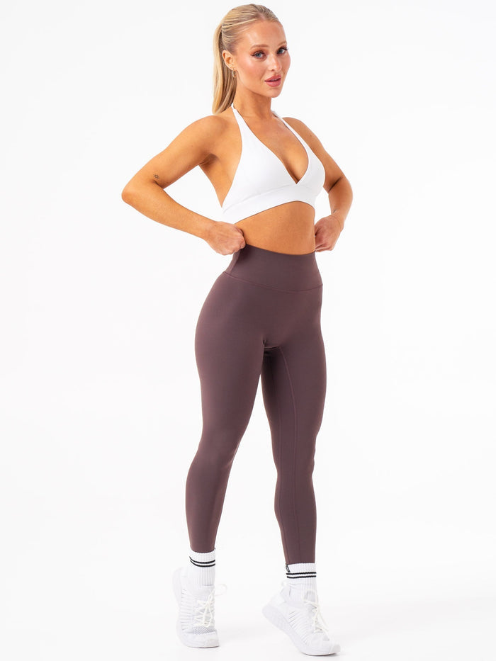 NKD High Waisted Leggings - Plum Clothing Ryderwear