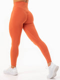 NKD High Waisted Scrunch Leggings - Terracotta Clothing Ryderwear