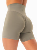 NKD High Waisted Scrunch Shorts - Desert Sage Clothing Ryderwear