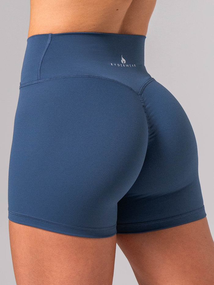 NKD Invisible Scrunch Crossover Shorts - Deep Sea Clothing Ryderwear