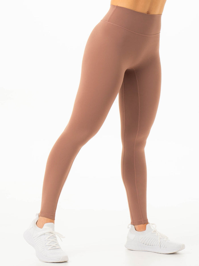 NKD Invisible Scrunch Leggings - Mocha Clothing Ryderwear