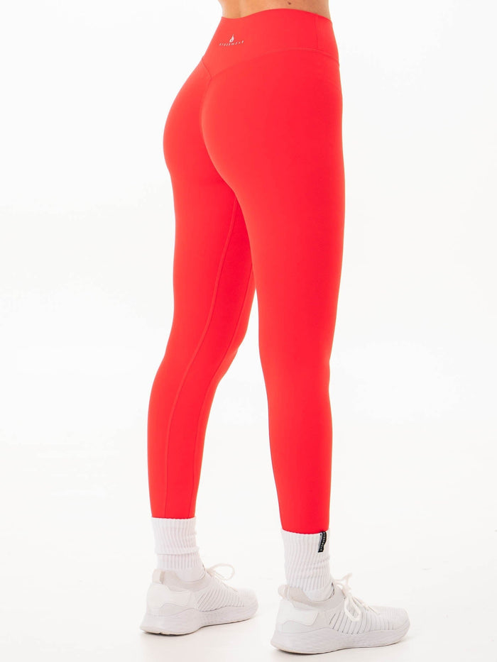 NKD Invisible Scrunch Leggings - Watermelon Sugar Clothing Ryderwear