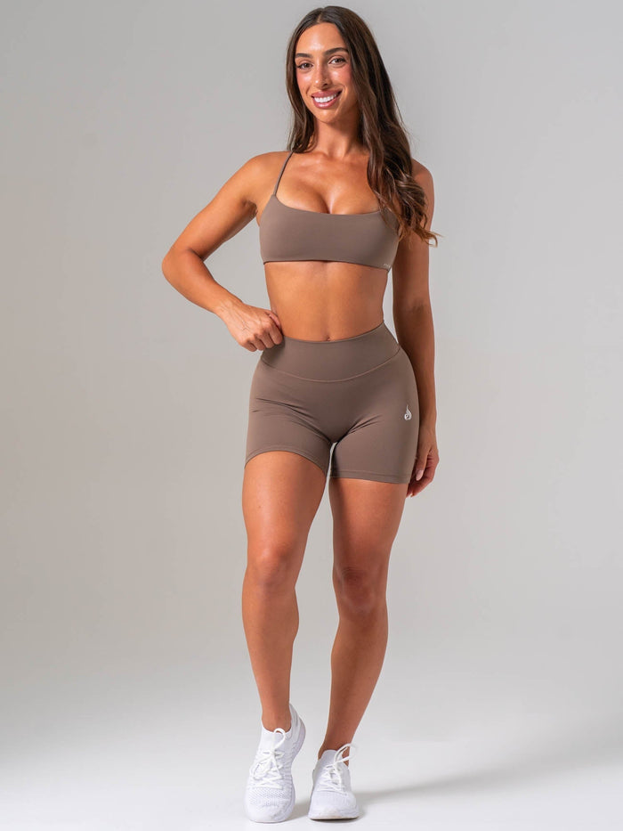 NKD Invisible Scrunch Short - Cocoa Clothing Ryderwear
