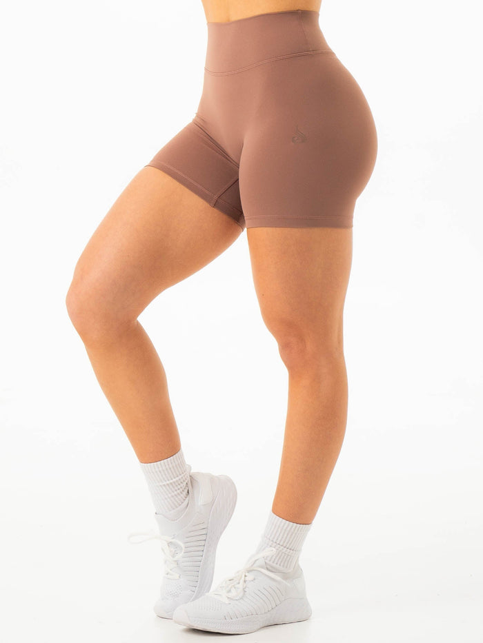 NKD Invisible Scrunch Shorts - Mocha Clothing Ryderwear