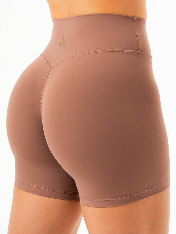 NKD Invisible Scrunch Shorts - Mocha Clothing Ryderwear