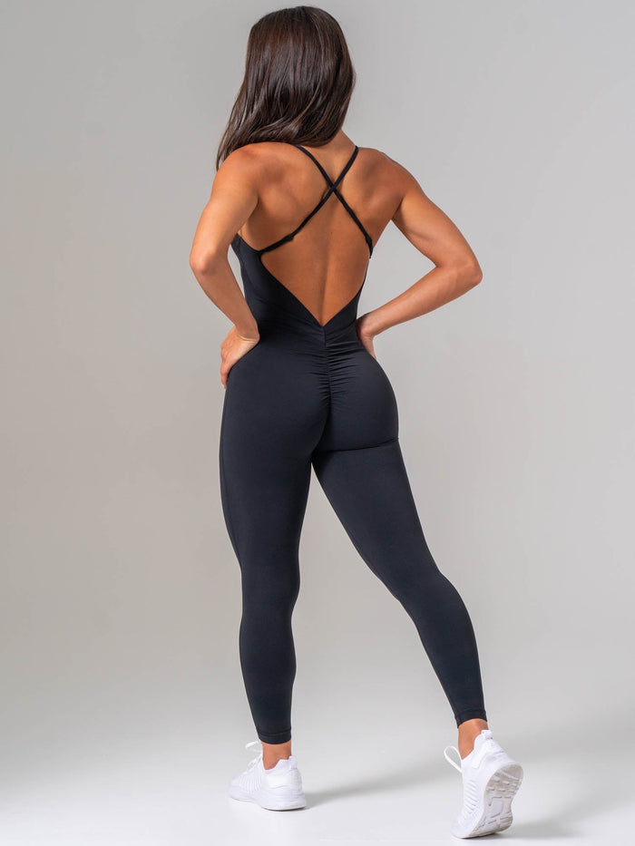 NKD Jumpsuit - Black Clothing Ryderwear