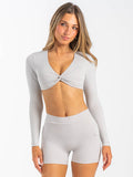 NKD Knot Long Sleeve Top - Sugar Dust Clothing Ryderwear