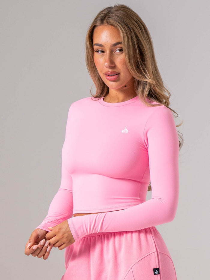NKD Long Sleeve Top - Bubblegum Clothing Ryderwear