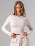 NKD Long Sleeve Top - Oatmeal Clothing Ryderwear