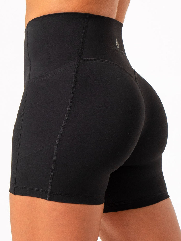 NKD Pocket Shorts - Black Clothing Ryderwear
