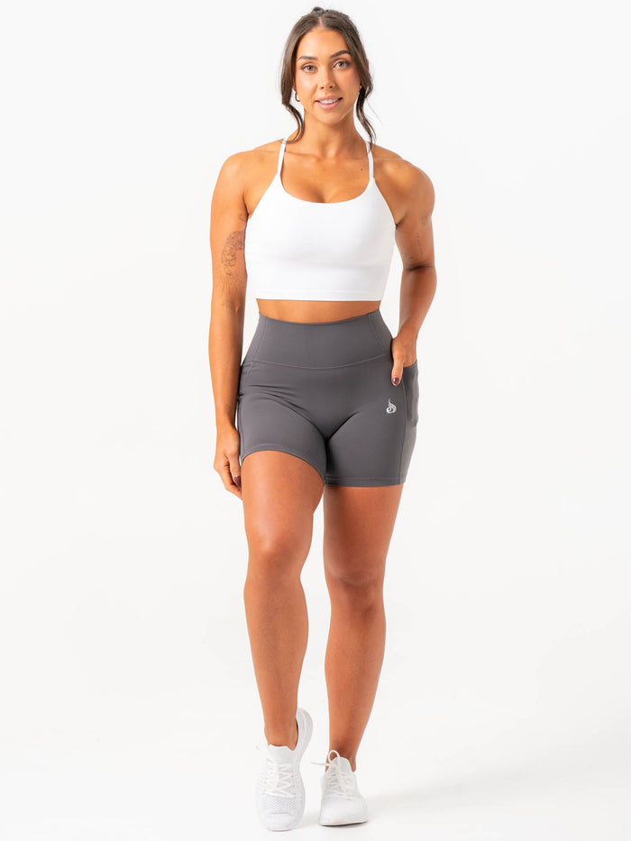 NKD Pocket Shorts - Charcoal Clothing Ryderwear
