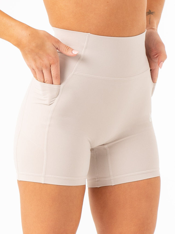 NKD Pocket Shorts - Sand Clothing Ryderwear