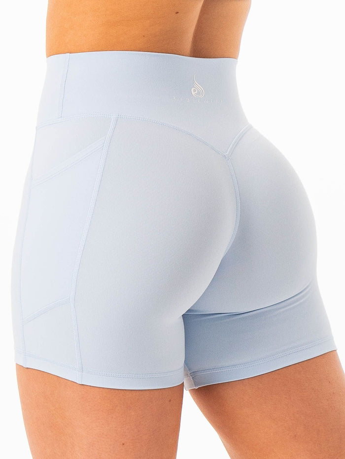 NKD Pocket Shorts - Sky Blue Clothing Ryderwear